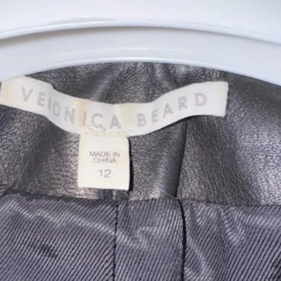 Veronica Beard Cooke Leather Blazer - Picture 4 of 8